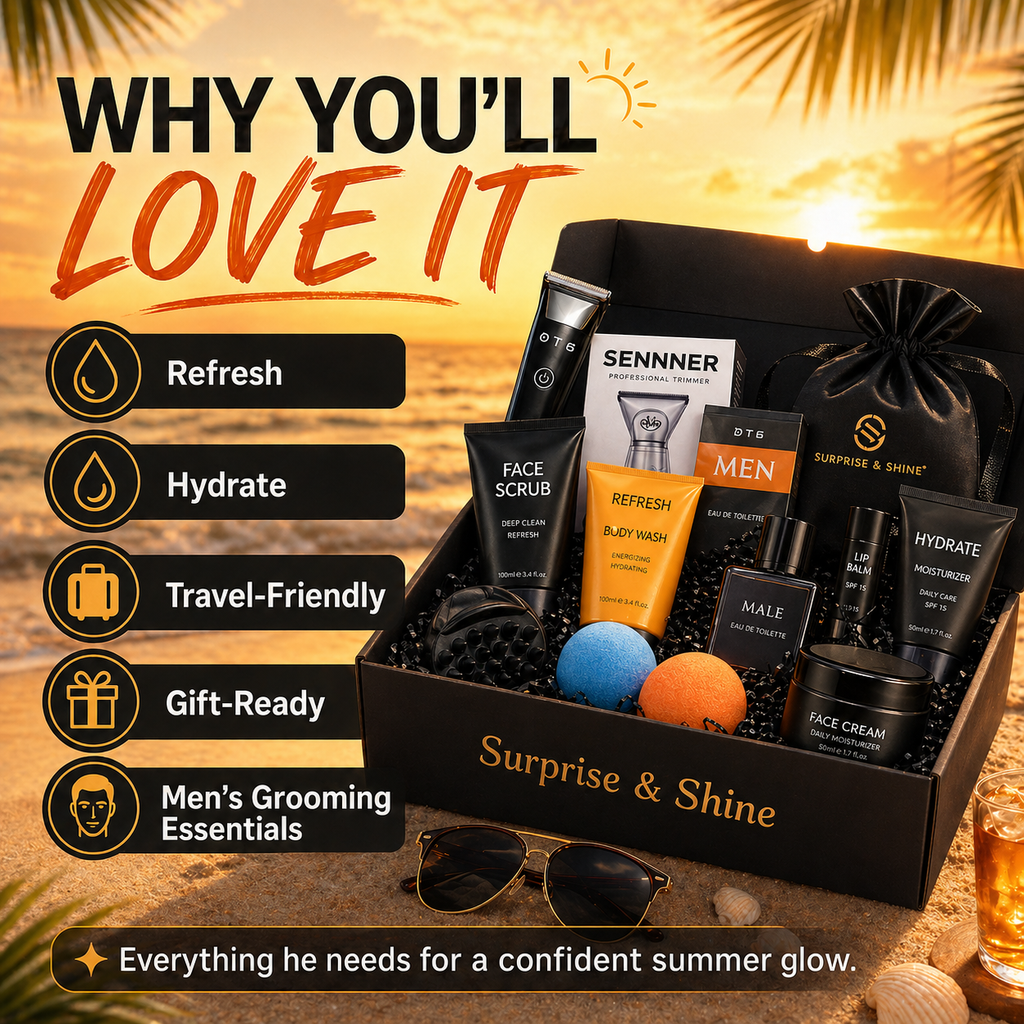 Hot Boy Summer Box - Men's Grooming Essentials Collection