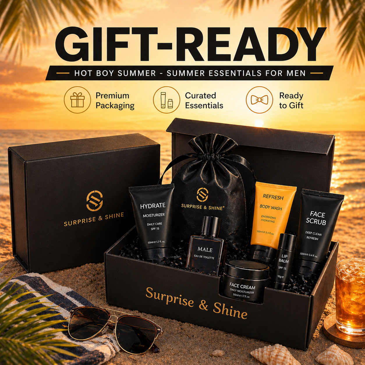 Hot Boy Summer Box - Men's Grooming Essentials Collection