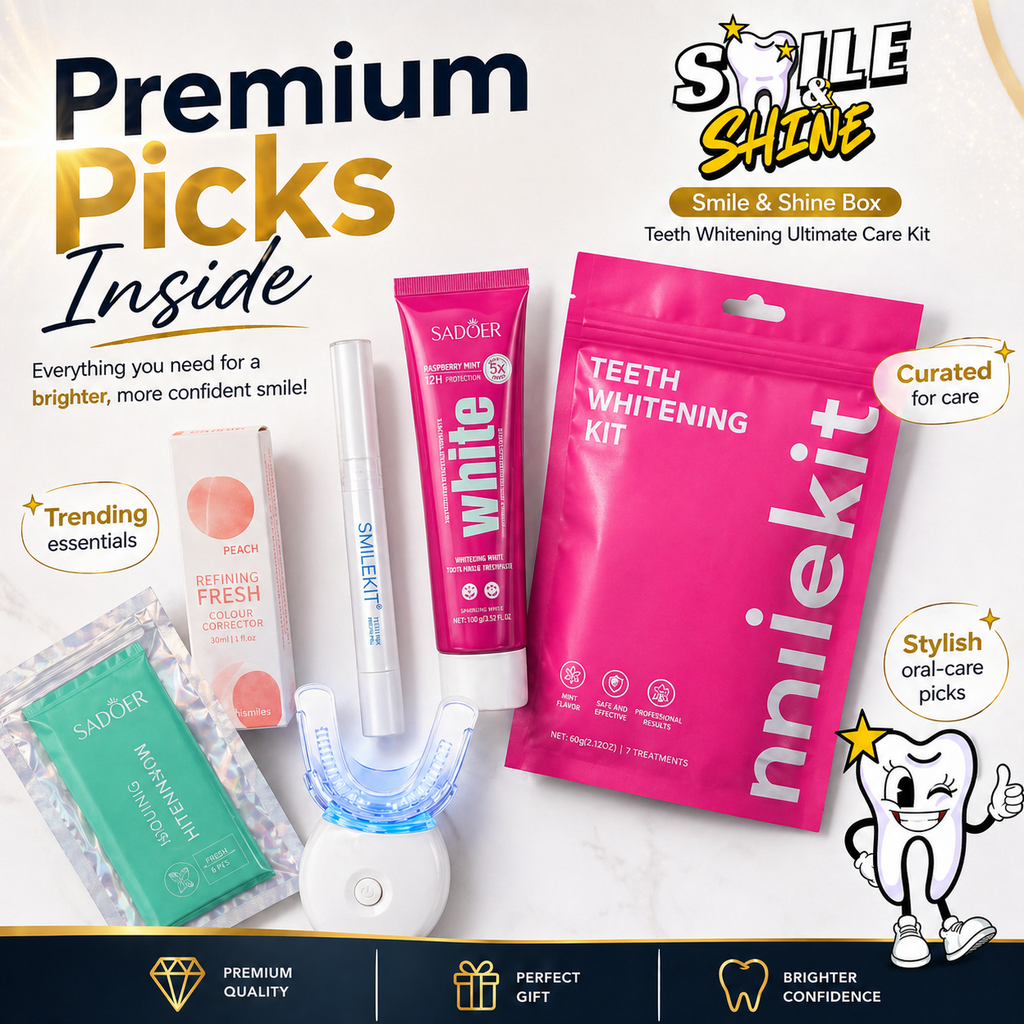 Smile & Shine Box - Complete Teeth Whitening System